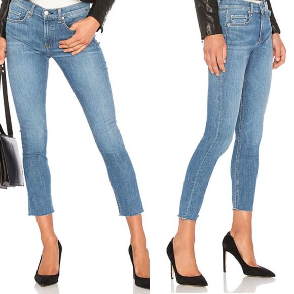 Rag & Bone Skinny Ankle in Lucky Rouge 32 - Picture 2 of 7